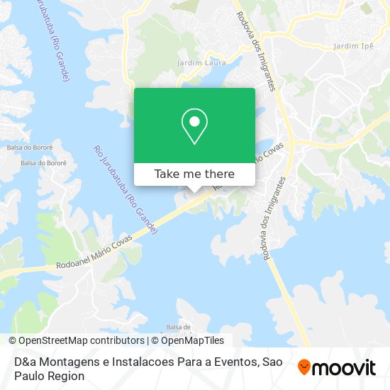 D&a Montagens e Instalacoes Para a Eventos map