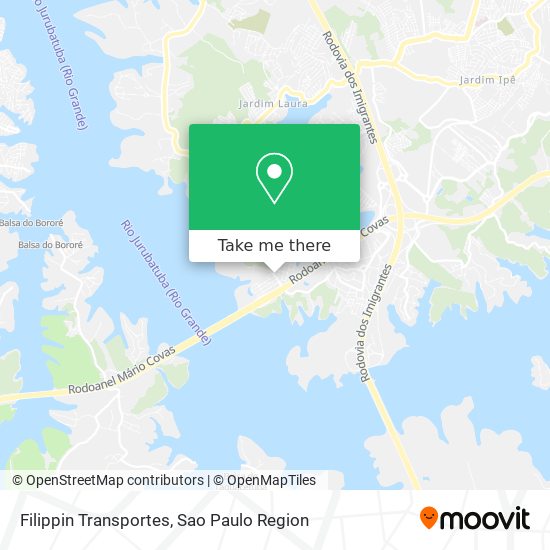 Filippin Transportes map