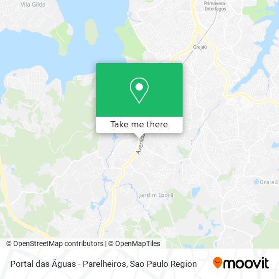 Portal das Águas - Parelheiros map