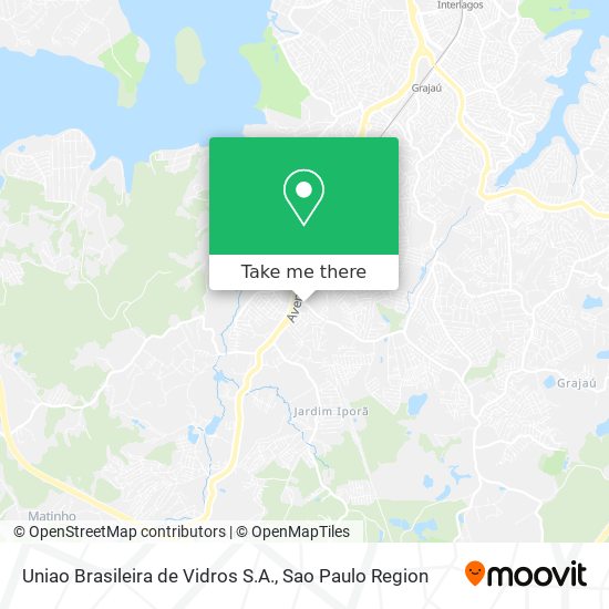 Mapa Uniao Brasileira de Vidros S.A.