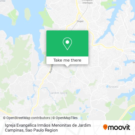 Igreja Evangélica Irmãos Menonitas de Jardim Campinas map