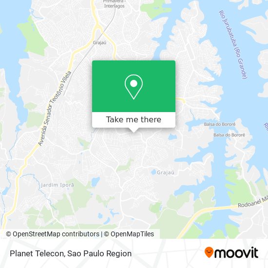 Planet Telecon map