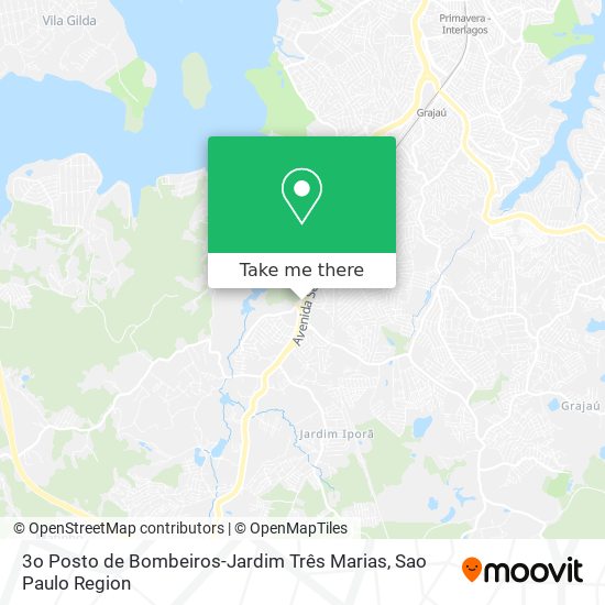 3o Posto de Bombeiros-Jardim Três Marias map
