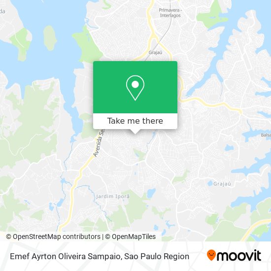 Emef Ayrton Oliveira Sampaio map