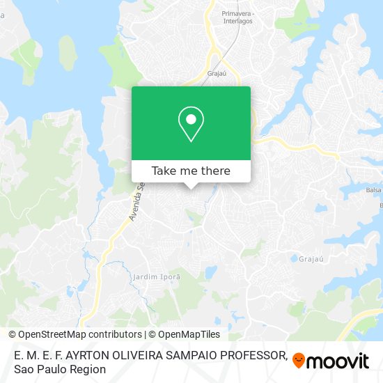 E. M. E. F. AYRTON OLIVEIRA SAMPAIO PROFESSOR map