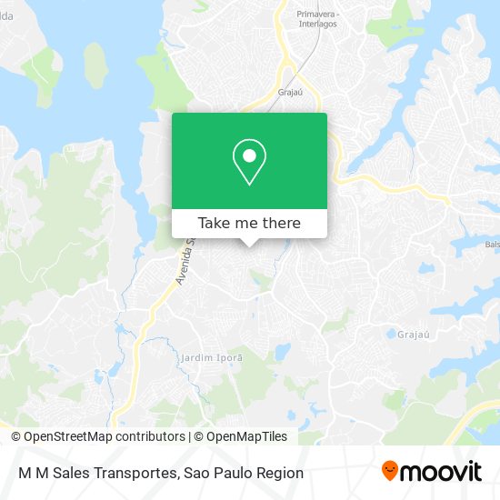 M M Sales Transportes map