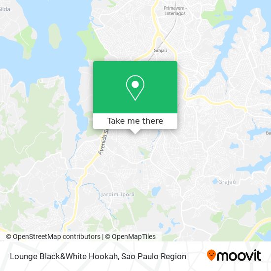 Lounge Black&White Hookah map