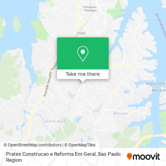 Prates Construcao e Reforma Em Geral map