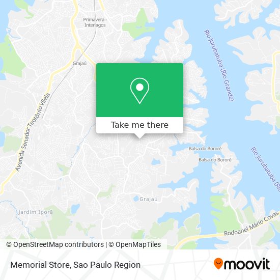 Memorial Store map