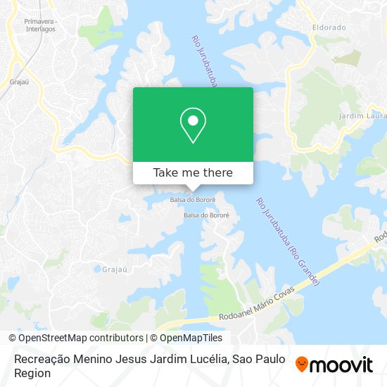 Recreação Menino Jesus Jardim Lucélia map
