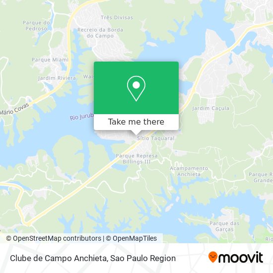 Clube de Campo Anchieta map