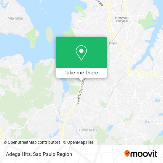Adega Hits map
