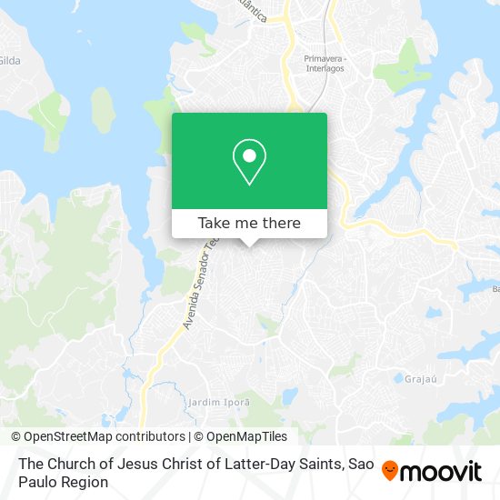 The Church of Jesus Christ of Latter-Day Saints map