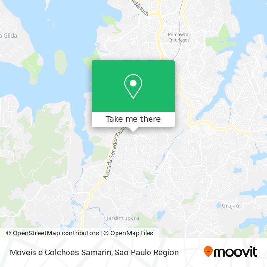 Moveis e Colchoes Samarin map