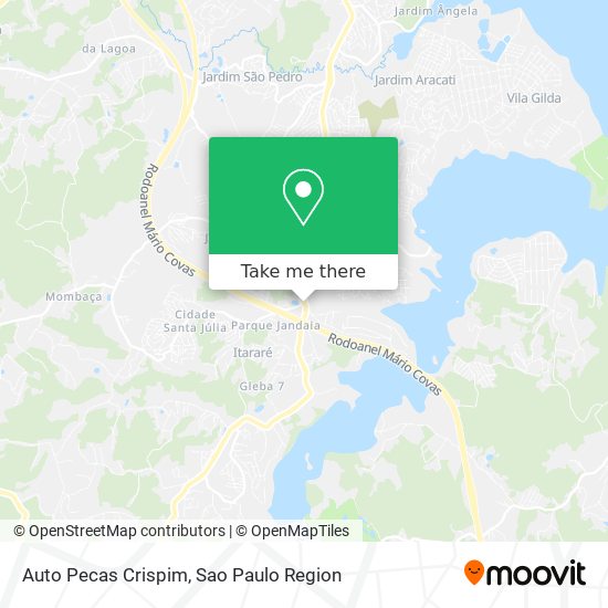 Mapa Auto Pecas Crispim