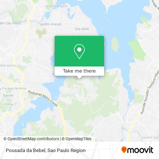 Pousada da Bebel map