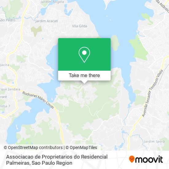 Associacao de Proprietarios do Residencial Palmeiras map