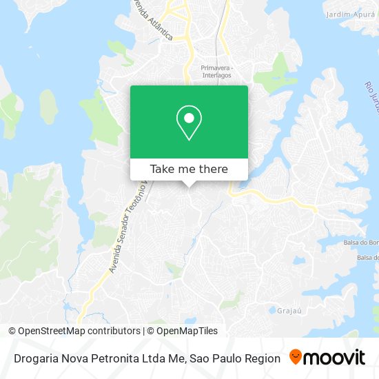 Drogaria Nova Petronita Ltda Me map