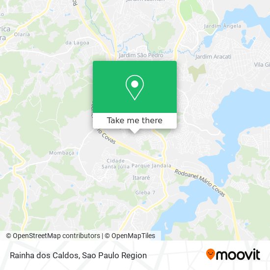 Mapa Rainha dos Caldos