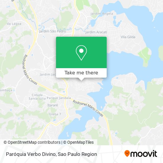Paróquia Verbo Divino map