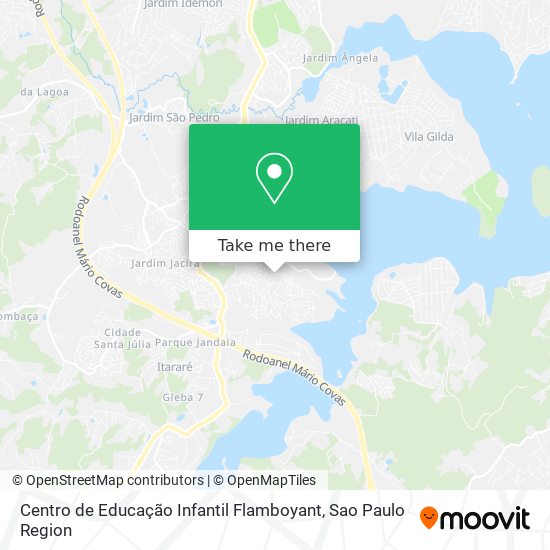 Mapa Centro de Educação Infantil Flamboyant