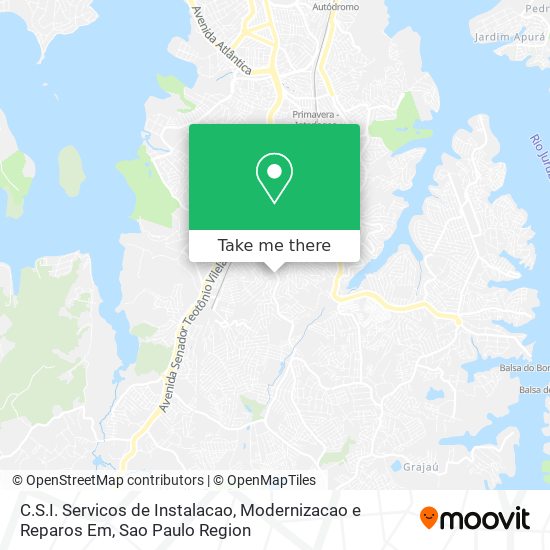 C.S.I. Servicos de Instalacao, Modernizacao e Reparos Em map