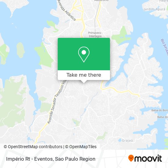 Mapa Império Rt - Eventos