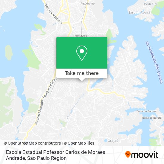 Escola Estadual Pofessor Carlos de Moraes Andrade map