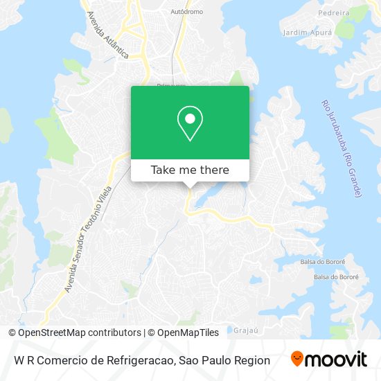 W R Comercio de Refrigeracao map