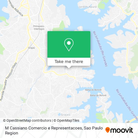 M Cassiano Comercio e Representacoes map