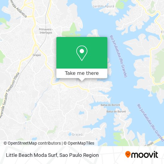 Little Beach Moda Surf map