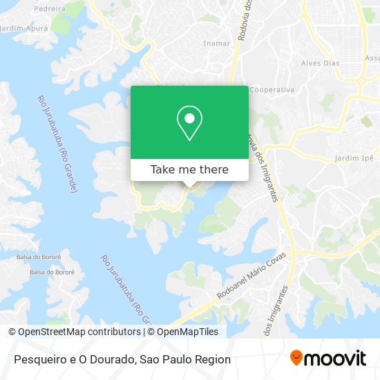 Pesqueiro e O Dourado map