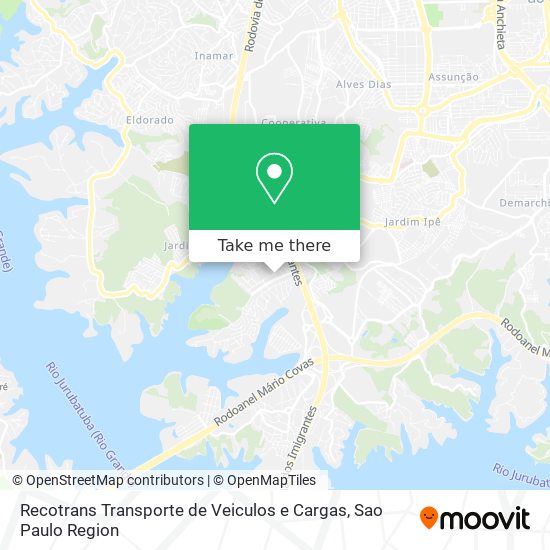 Recotrans Transporte de Veiculos e Cargas map