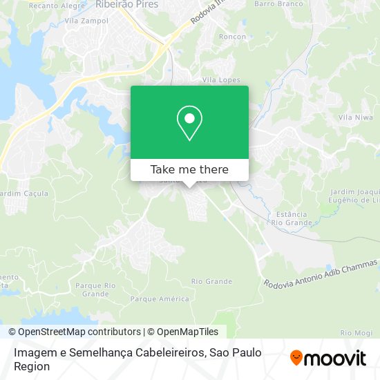 Mapa Imagem e Semelhança Cabeleireiros