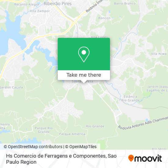 Hs Comercio de Ferragens e Componentes map