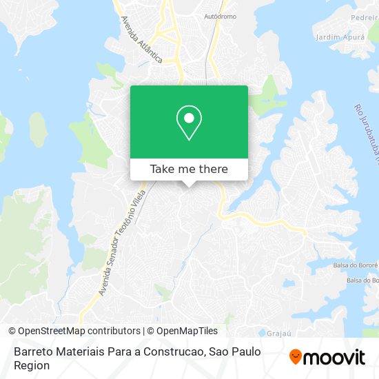 Barreto Materiais Para a Construcao map