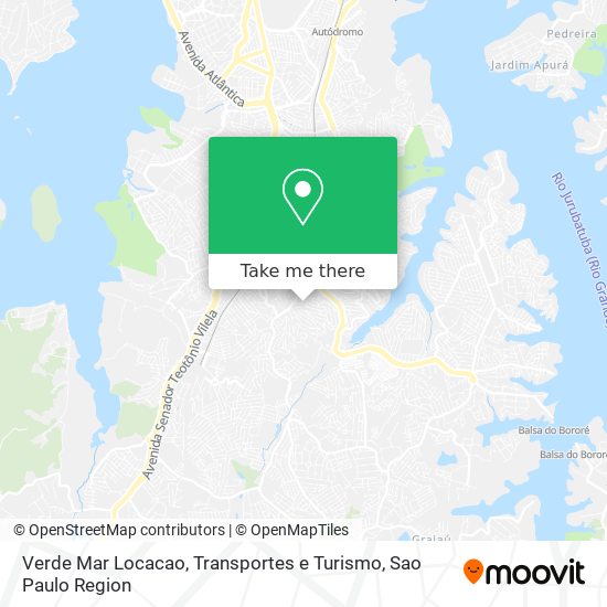 Verde Mar Locacao, Transportes e Turismo map