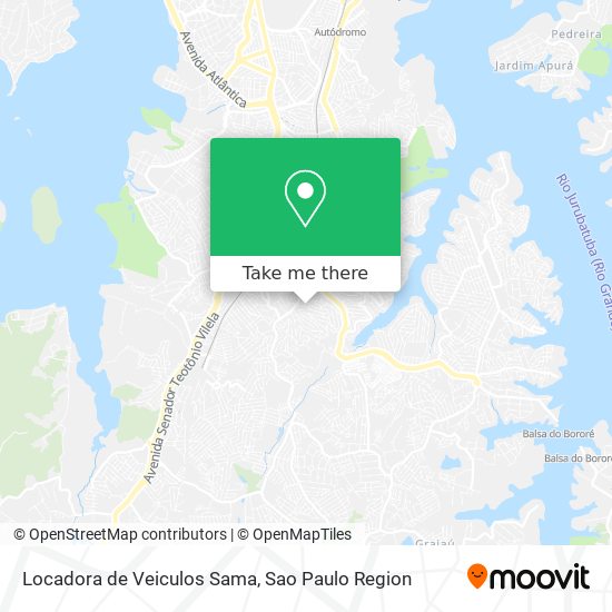 Locadora de Veiculos Sama map