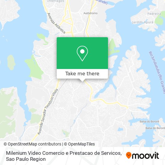 Milenium Video Comercio e Prestacao de Servicos map