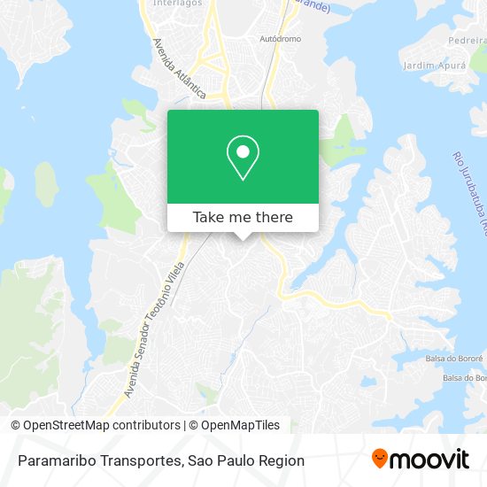 Paramaribo Transportes map