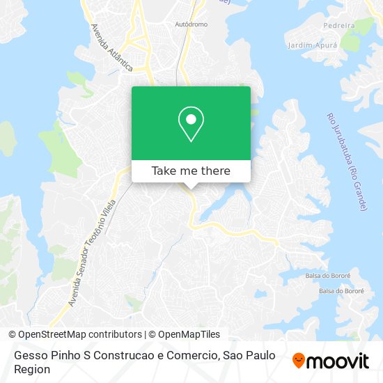 Gesso Pinho S Construcao e Comercio map