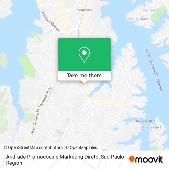 Mapa Andrade Promocoes e Marketing Direto