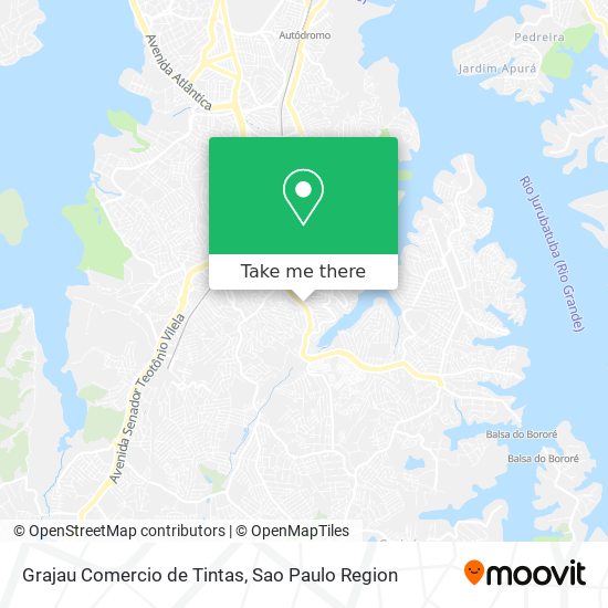 Mapa Grajau Comercio de Tintas