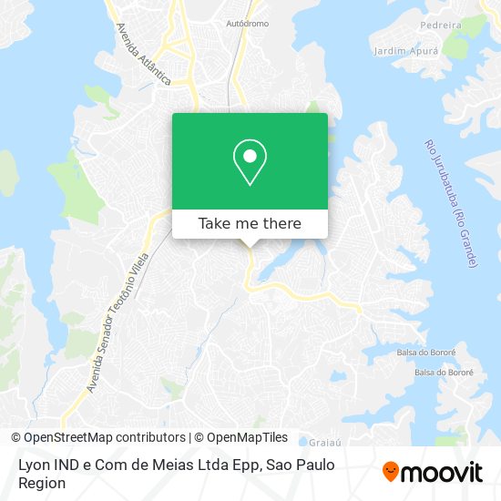 Lyon IND e Com de Meias Ltda Epp map