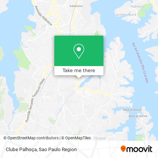 Clube Palhoça map