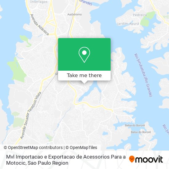 Mvl Importacao e Exportacao de Acessorios Para a Motocic map