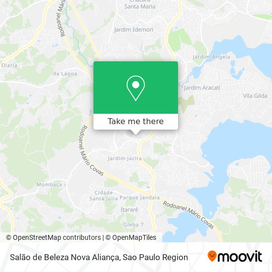 Salão de Beleza Nova Aliança map