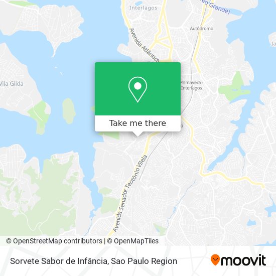 Mapa Sorvete Sabor de Infância