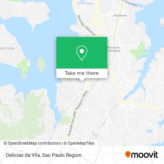 Delicias da Vila map