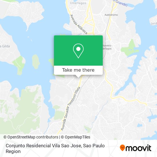 Mapa Conjunto Residencial Vila Sao Jose